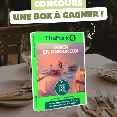 Le JDS vous fait gagner une box TheFork de 80€ pour un dîner en amoureux