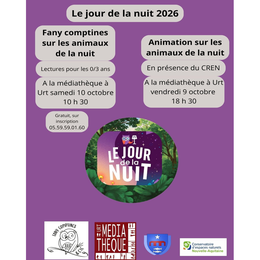 Le jour de la nuit 2026 : partez à la découverte des animaux nocturnes