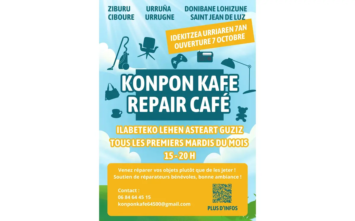 Le Konpon Kafe - Repair Cafe de Sokoa