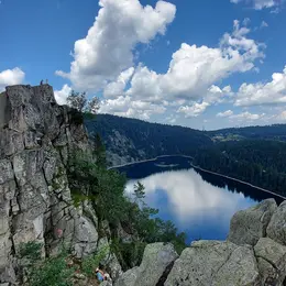 Le lac Blanc : le lac noir des Vosges