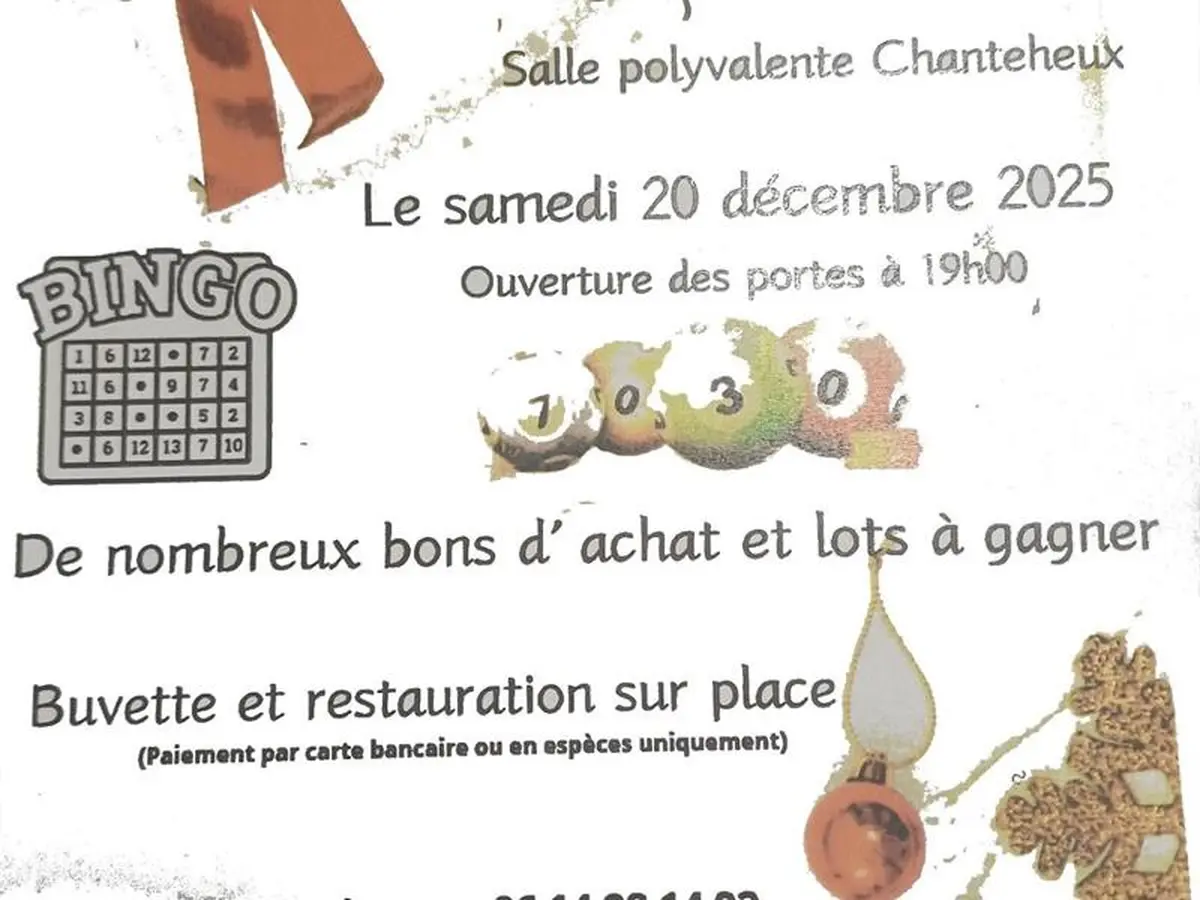 Le Loto de Noël de l'Amicale de Chanteheux
