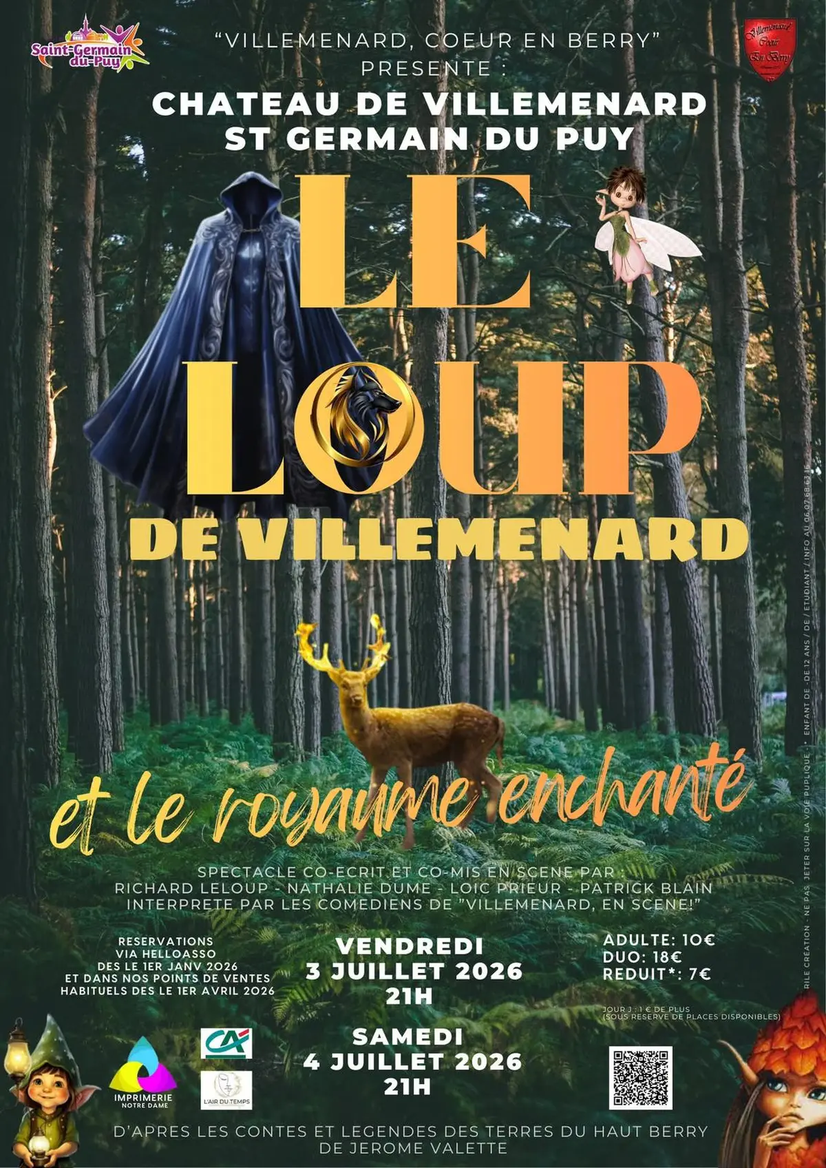 Le Loup de Villemenard et le Royaume Enchanté