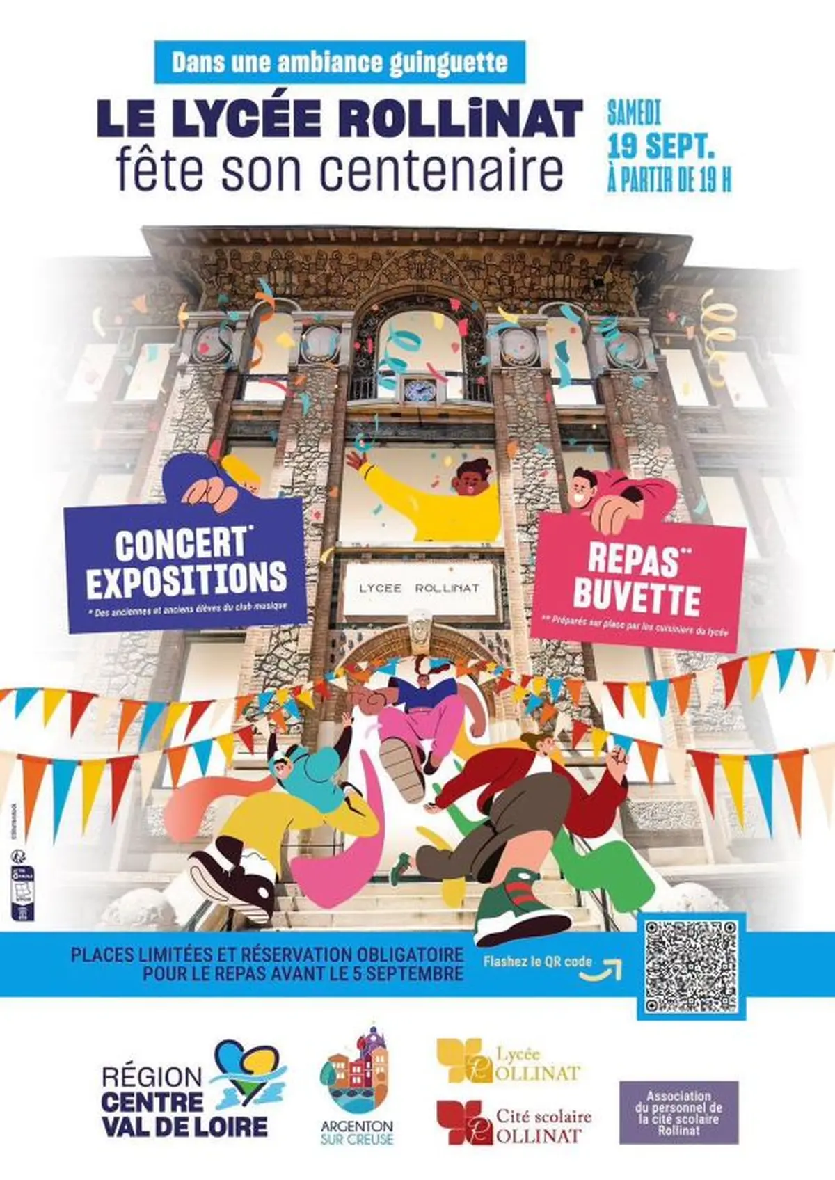 Le Lycée Rollinat fête ses 100 ans