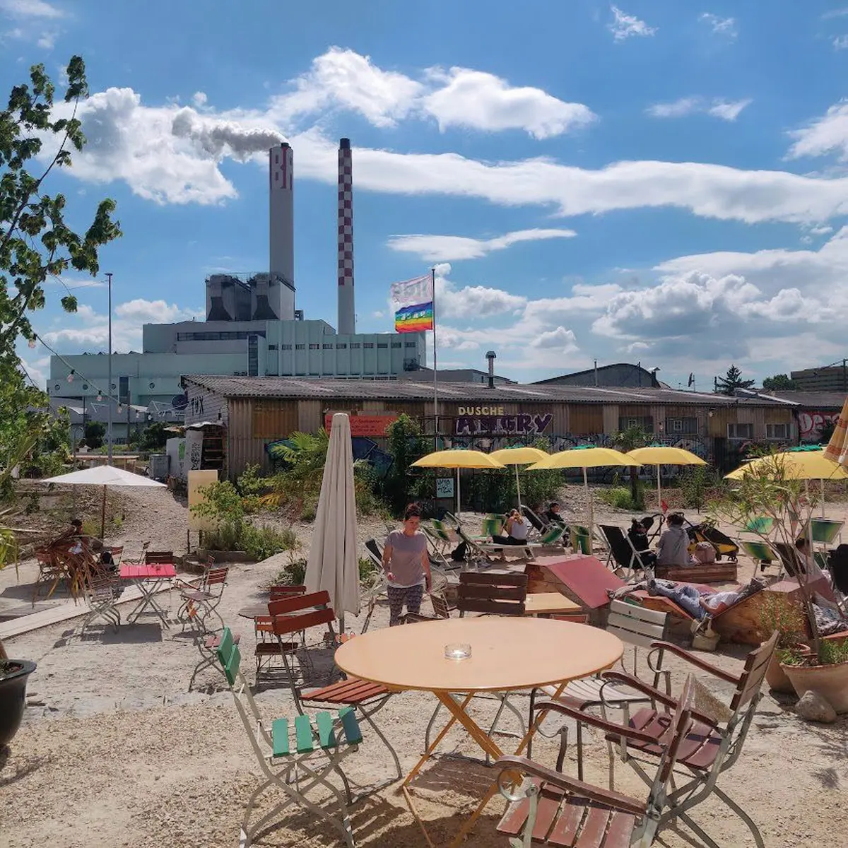 Le Lysa Büchels Garten, terrasse et loisir