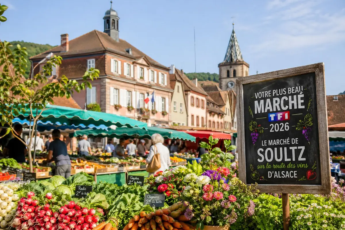 Le marché de Soultz représente l'Alsace au concours du Plus Beau Marché de France sur TF1