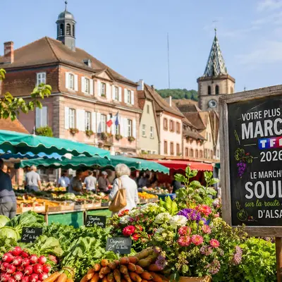 Le marché de Soultz représente l'Alsace au concours du Plus Beau Marché de France sur TF1