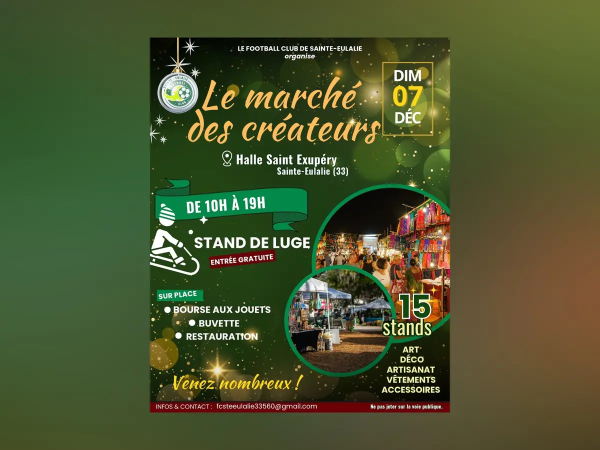 Le Marché des Créateurs de Sainte-Eulalie