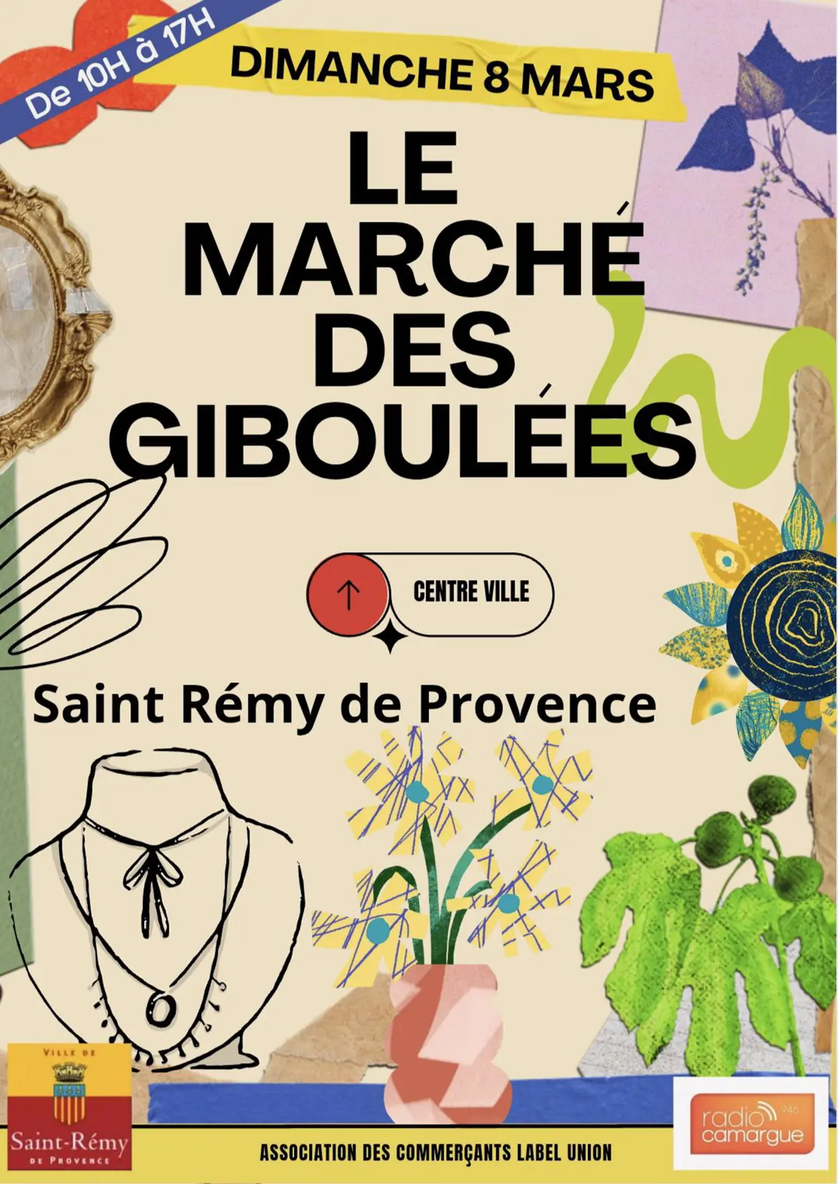 Le marché des giboulées à Saint-Rémy-de-Provence