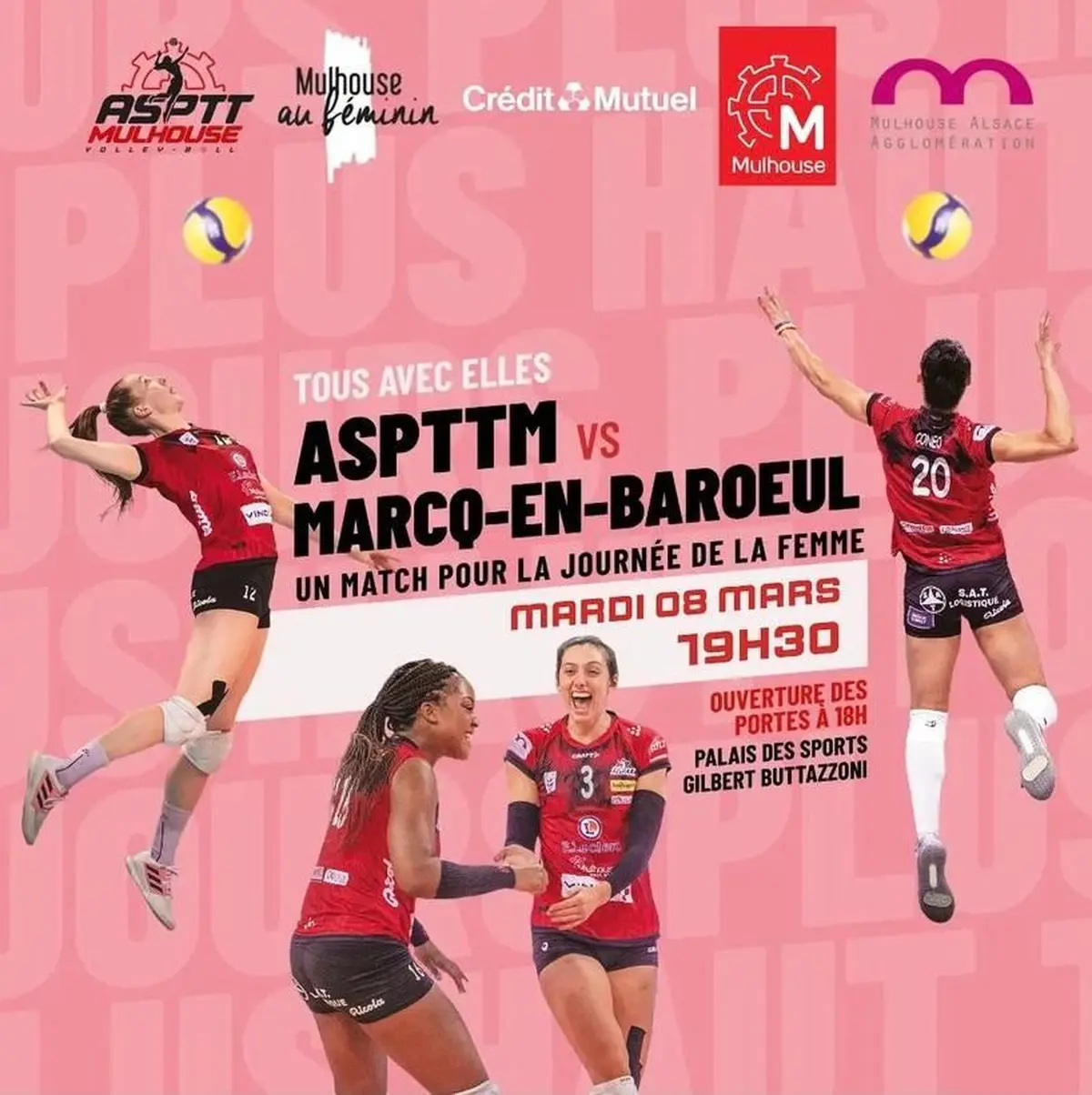 Le match de l'ASPTT à Mulhouse