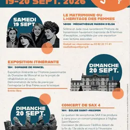 Le Matrimoine Journées du patrimoine