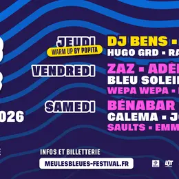Le Meules Bleues Festival : Zaz + Adèle Castillon + Chiloo + Bleu Soleil