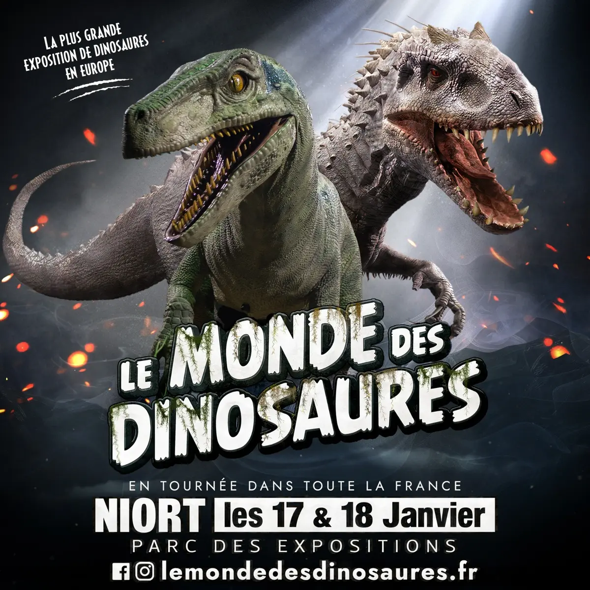 Le Monde des Dinosaures à Niort