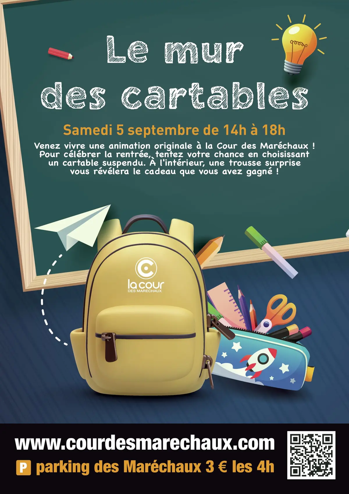 Le mur des cartables