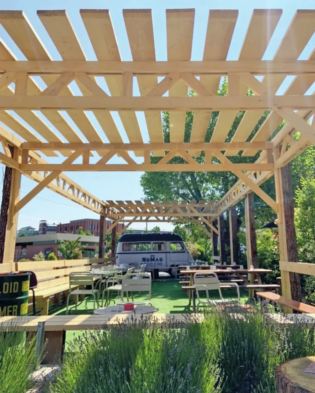 Le NoMad, détente dans un cadre industriel