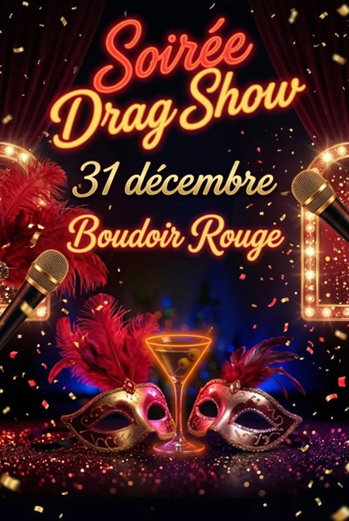 Le Nouvel An du Boudoir Rouge : Drag & Clubbing
