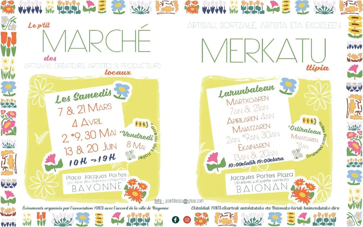 Le P'tit Marché des artisans, créateurs, artistes et producteurs locaux