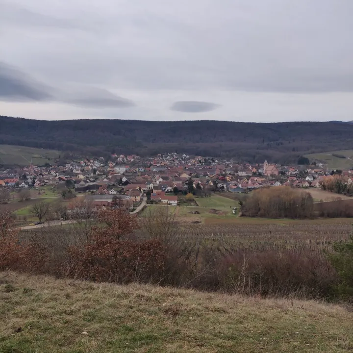 Le paisible village d'Orschwihr
