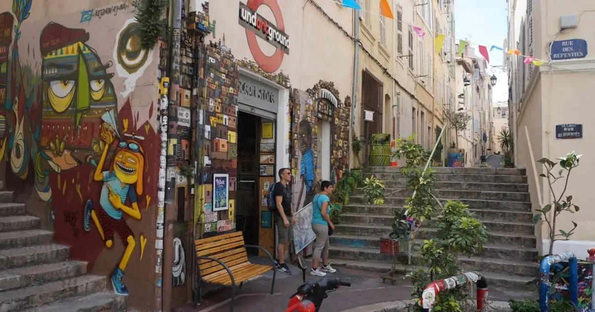 Quartier du Panier à Marseille