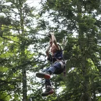 Des parcours d'accrobranches pour toutes les tailles &copy; Parc Alsace Aventure
