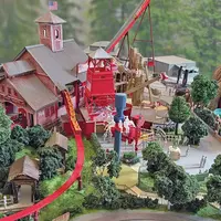 La maquette de la future attraction Fireline Redwood, qui arrivera cet été &copy; Fraispertuis City