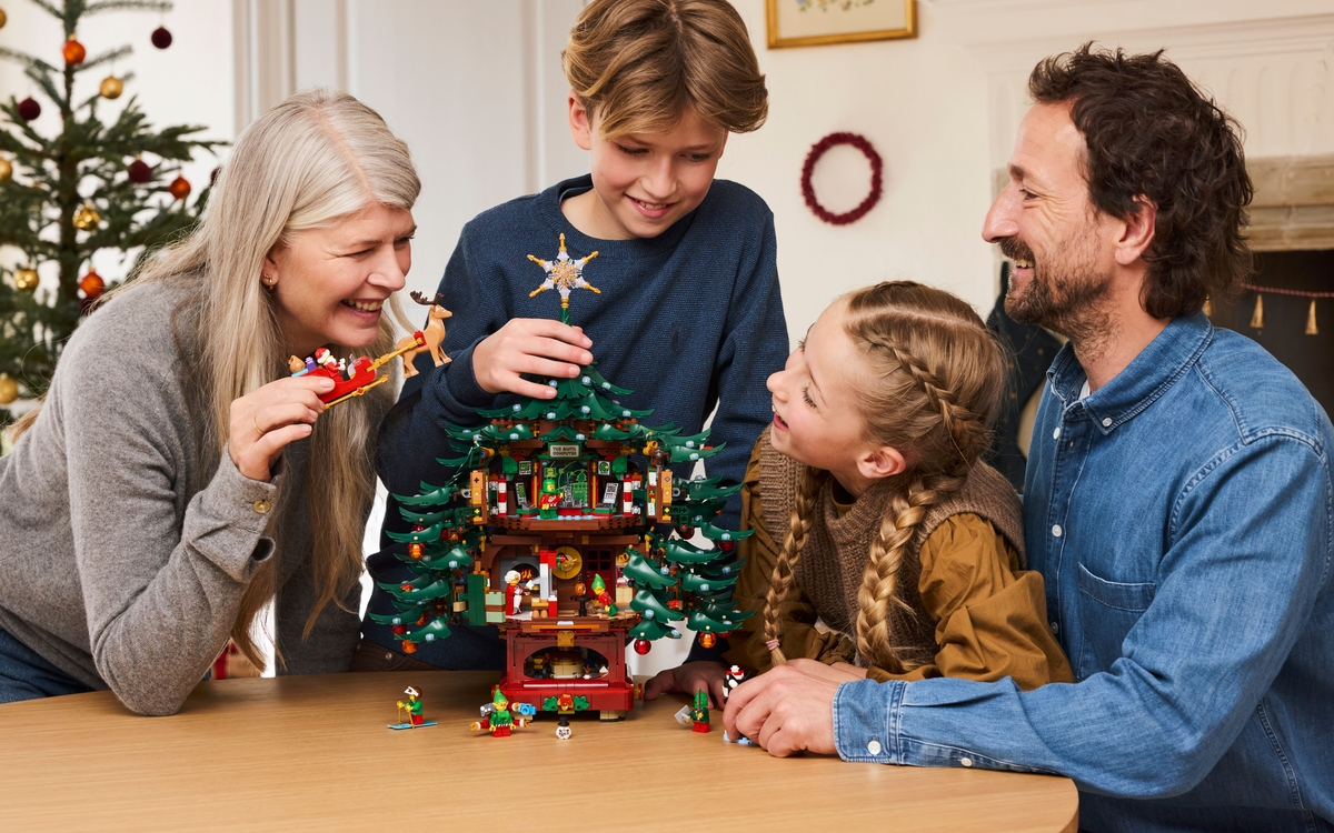 Le parcours de Noël en briques LEGO
