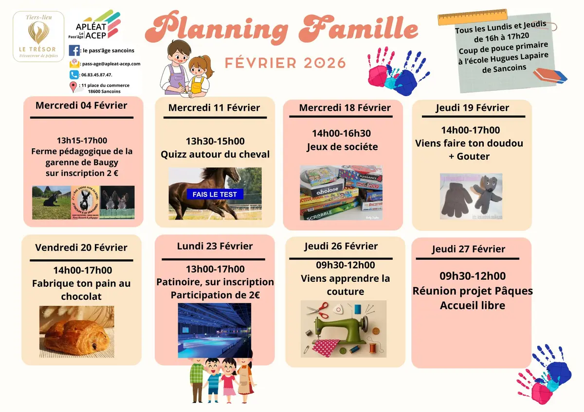 Le Pass’Âge - Activités Familles