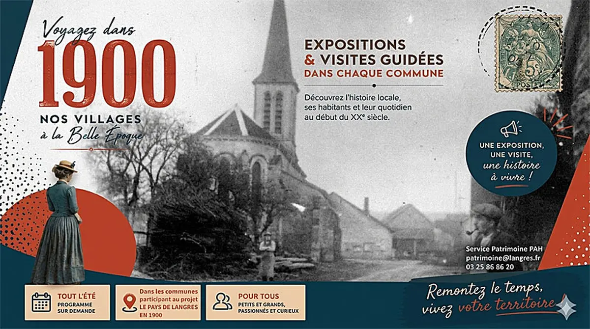 Le Pays de Langres en 1900 à Courcelles-en-Montagne