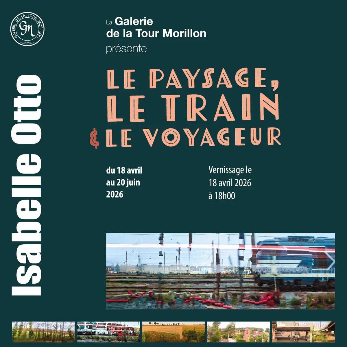 Le paysage, le train et le voyageur