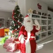 Le Père Noël à La Médiathèque