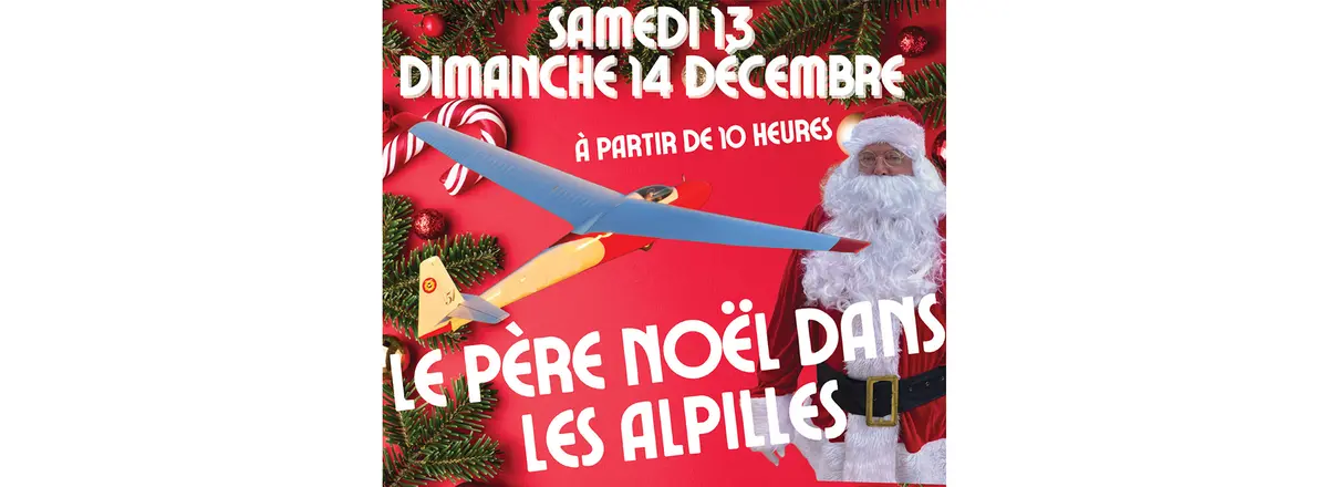 Le père Noël dans les Alpilles