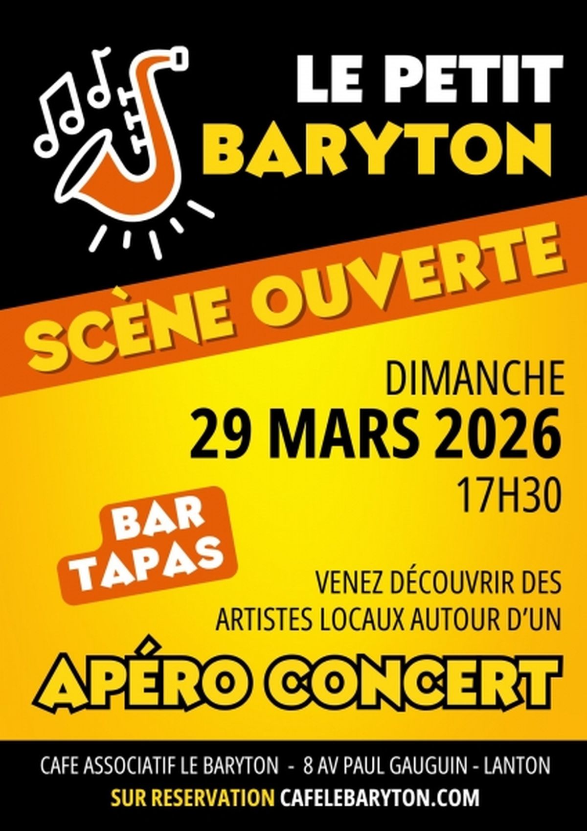 Le Petit Baryton :  Scène ouverte