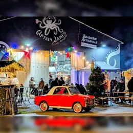 Le petit marché de Noël de la brasserie