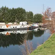 Longer le canal à vélo entre Colmar et Artzenheim