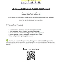 Le potager de nos petits jardiniers