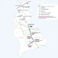 Plan des stations du téléphérique d’Île-de-France DR
