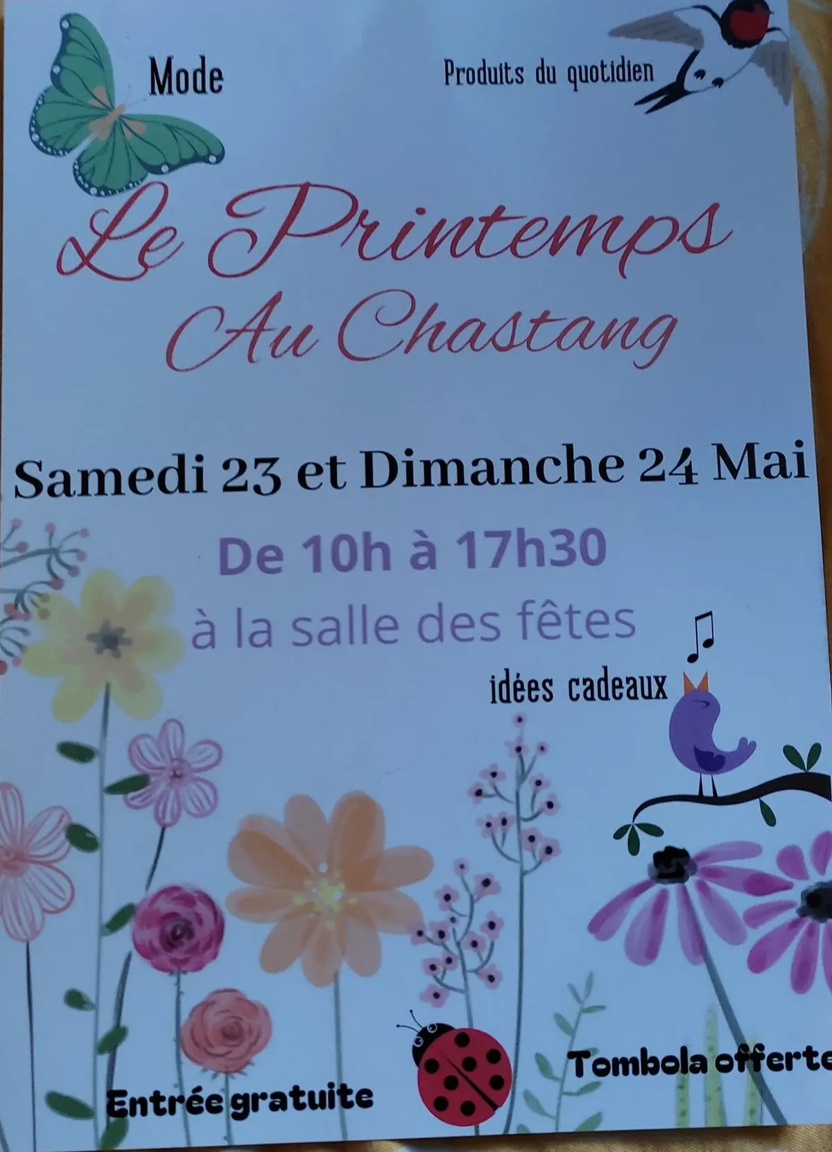 Le printemps au Chastang