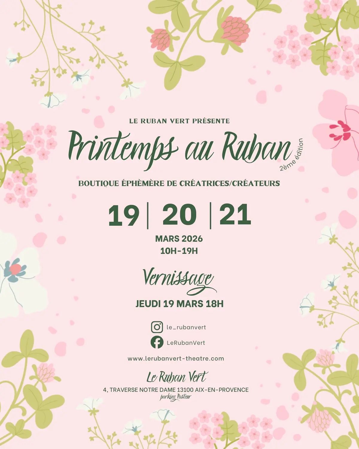 Le printemps au Ruban 2e édition