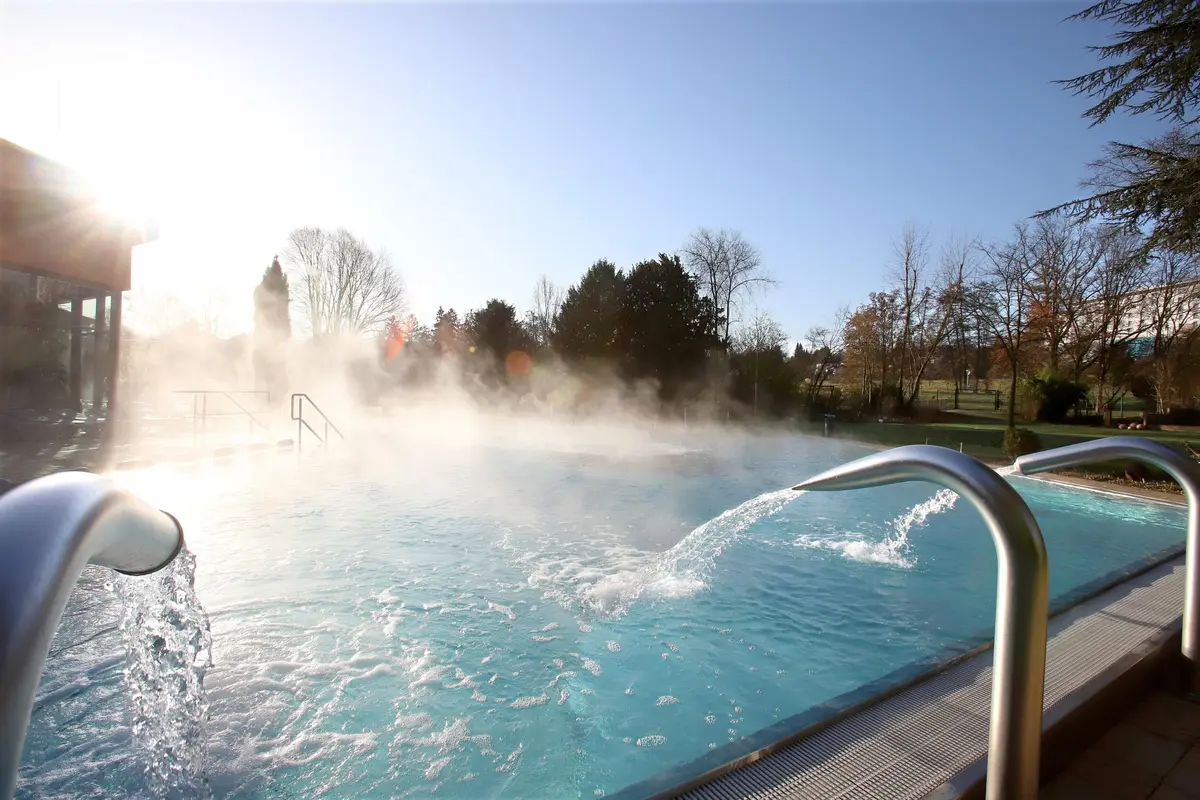 Douceur matinale et bain de soleil printanier aux Südpfalz Therme