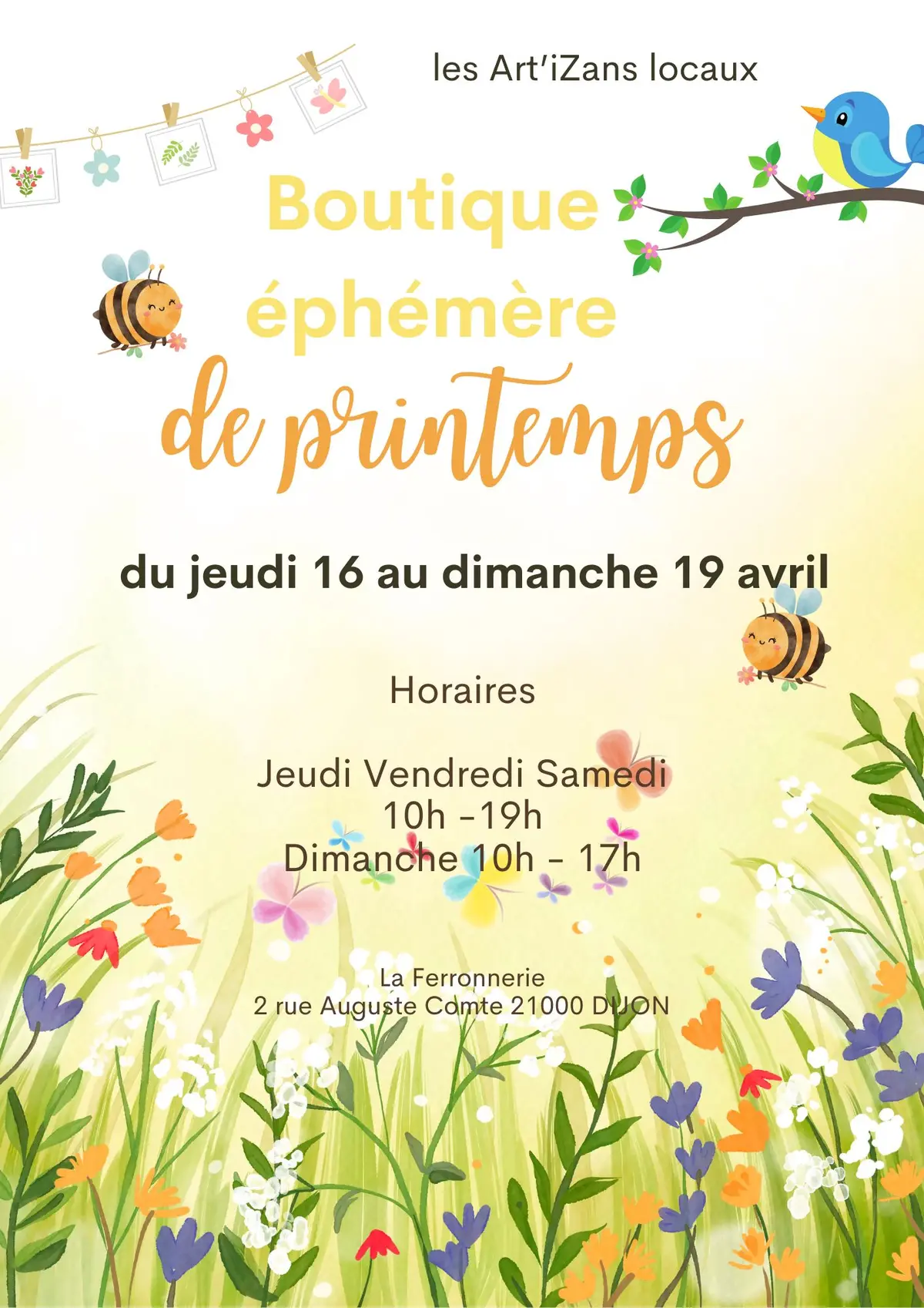 Le printemps des Art’iZans Locaux