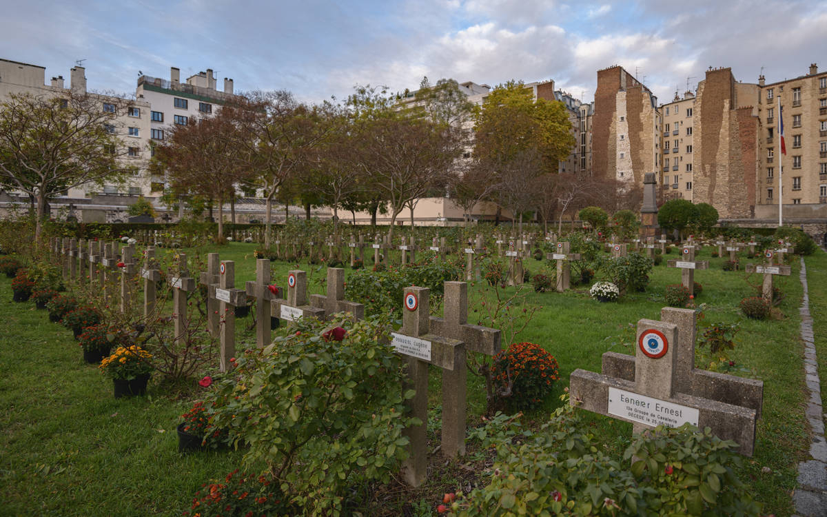 Le carré militaire du cimetière de Vaugirard