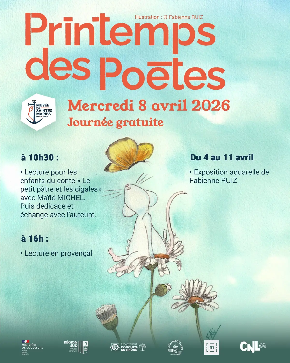 Le Printemps des Poètes - Journée gratuite au Musée des Saintes