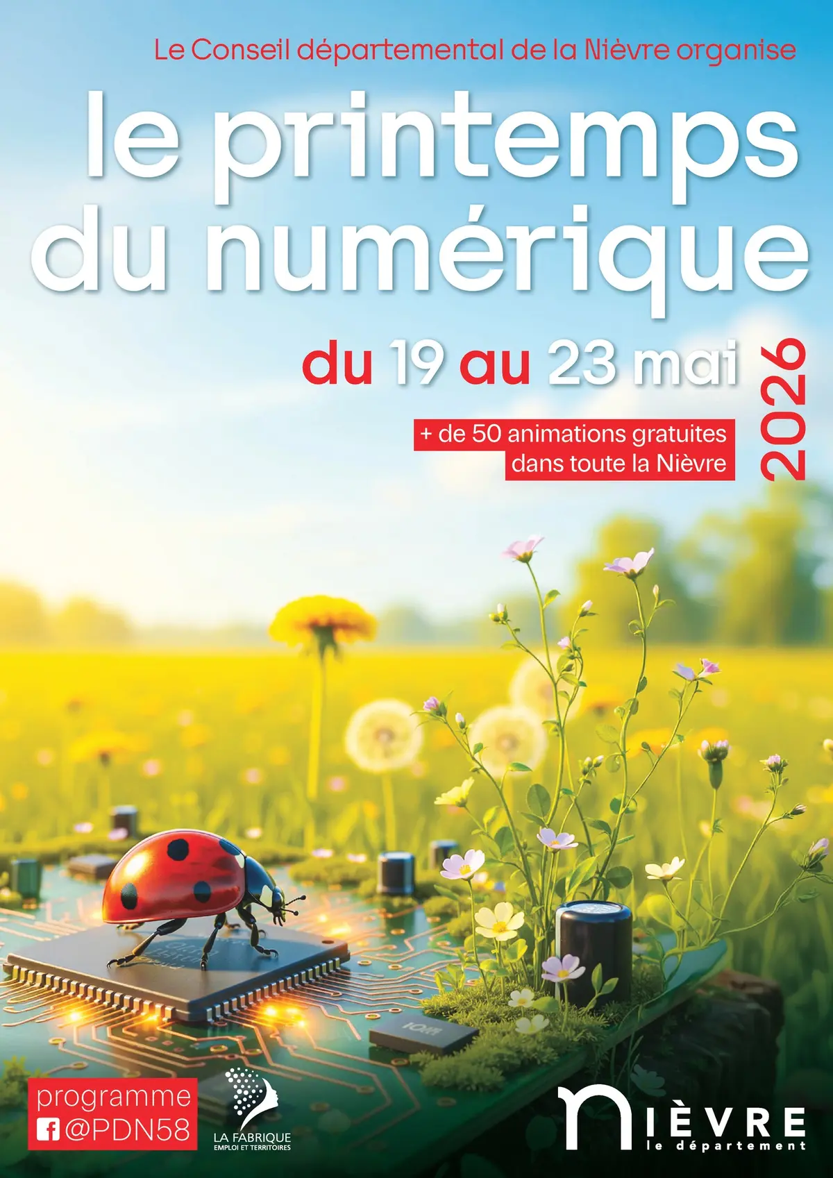 Le Printemps du numérique - Broderie numérique et dessin vectoriel - Courcelles