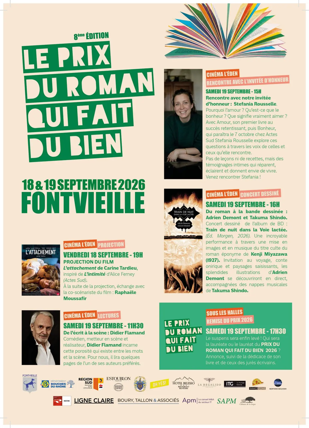 Le prix du roman qui fait du bien