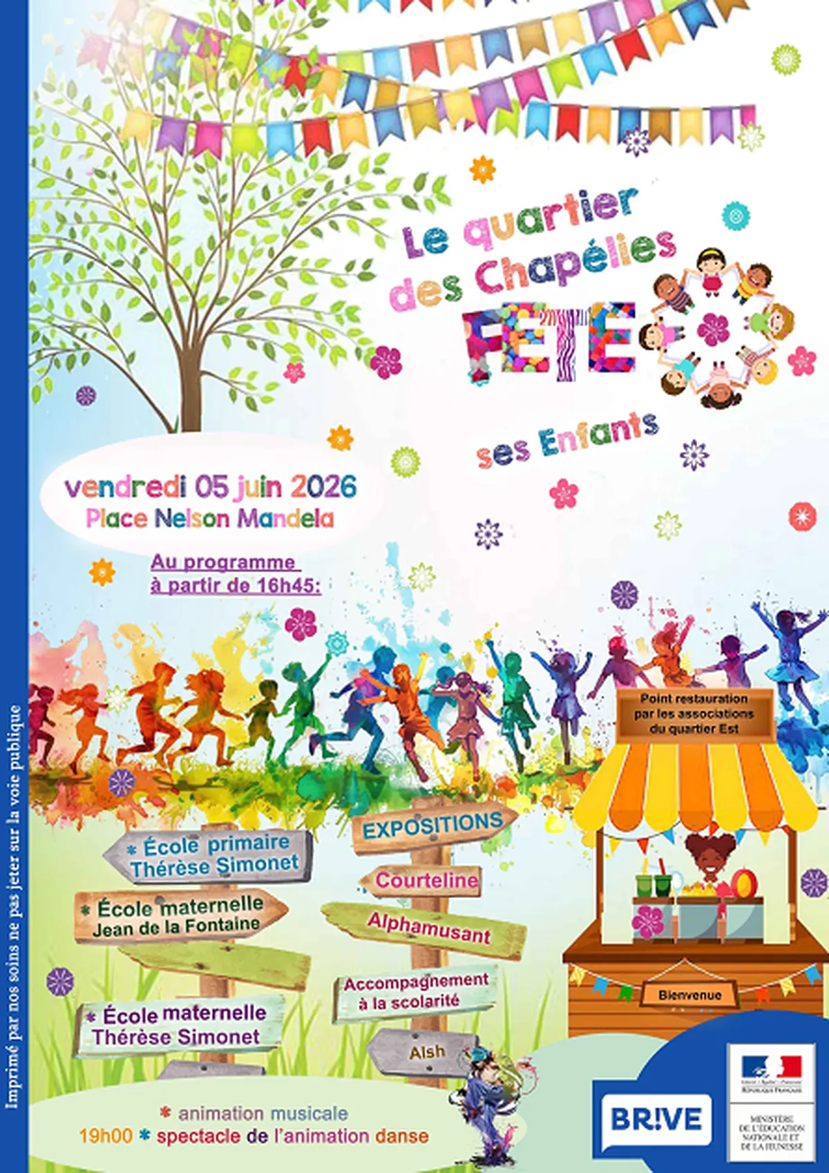 Le quartier des Chapélies fête ses enfants (Place Nelson Mandela)