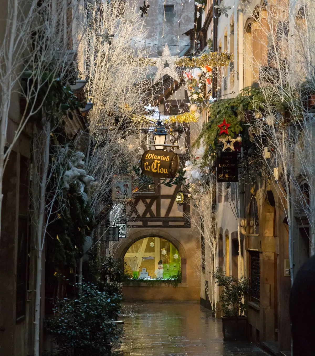 Le quartier du Carré d’Or à Strasbourg à Noël
