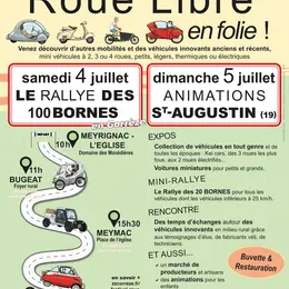 Le rallye des 100 bornes : Arrivée à Treignac