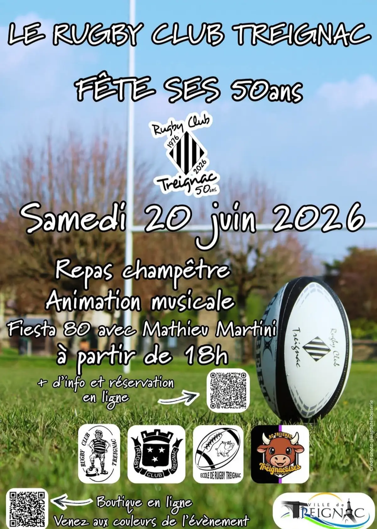 Le Rugby Club Treignac fête ses 50 ans !
