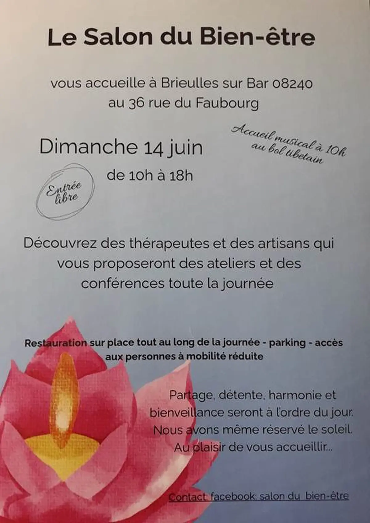 Le salon bien-être