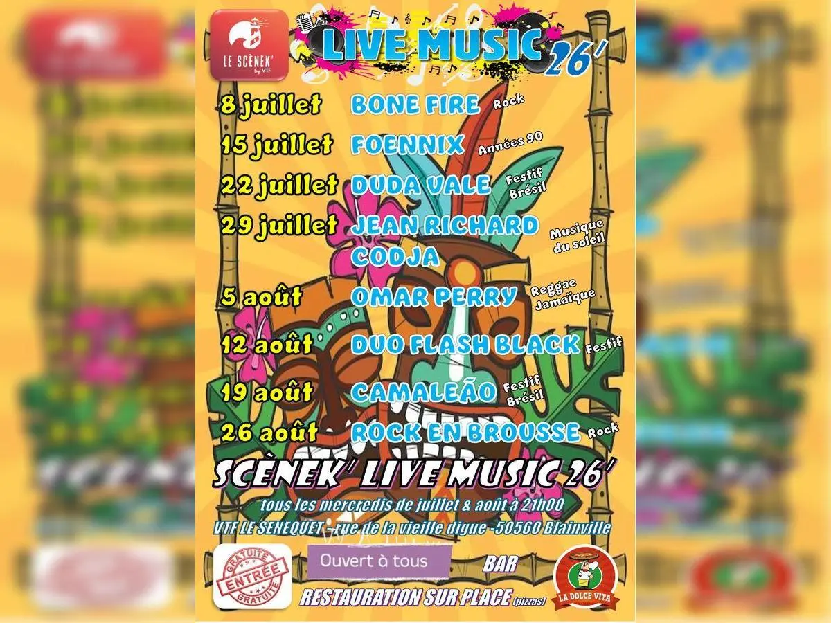 Le Scenek' Live Music : Duo Flash Black