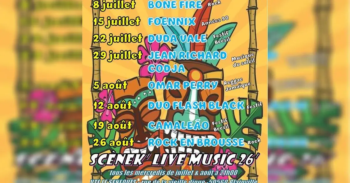 Le Scenek' Live Music : Duo Flash Black